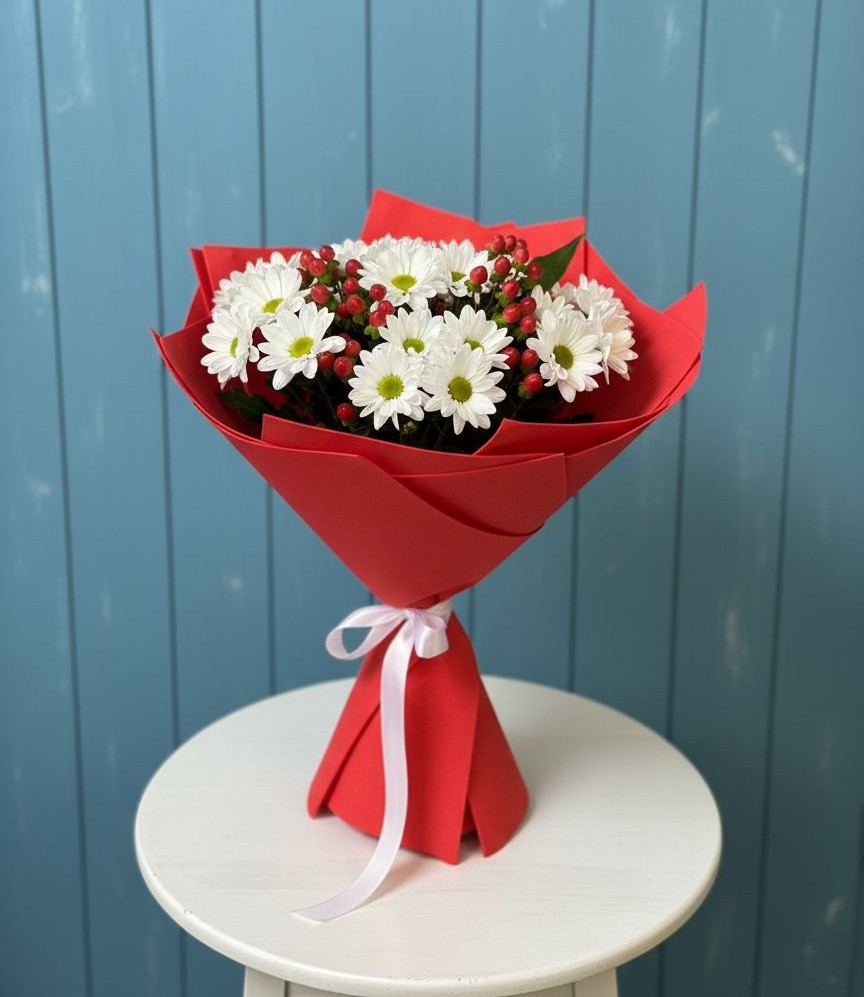 Букет цветов из: Хризантемы в Николаевке