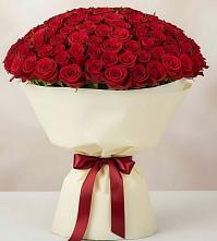 Букет 101 Красная роза Милано в Николаевке