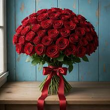 Букет Красные розы Блэк Меджик в Николаевке