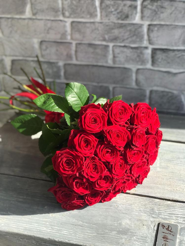 Букет Красные розы Фридом в Николаевке