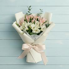 Букет цветов из:  Альстромерии в Николаевке