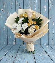 Букет цветов из:  Розы и Хризантемы в Николаевке