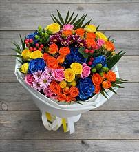 Букет цветов из:  Розы и Хризантемы в Николаевке