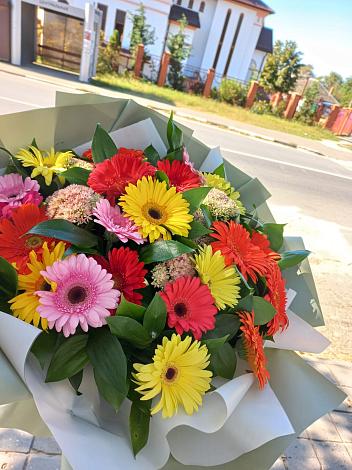 Букет цветов из: Герберы в Николаевке
