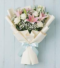Букет цветов из:  Лилии #REPLACE_PRED# Николаевке