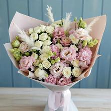 Букет цветов из:  Альстромерии и Розы в Николаевке